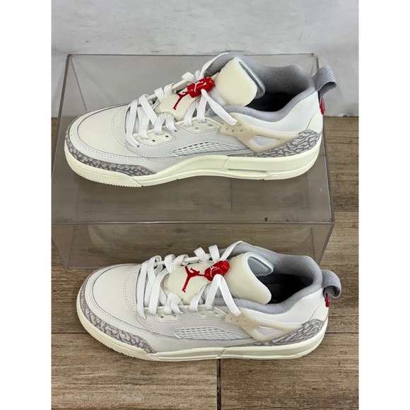 Jordan Spizike Low GS Shoes Sail University Red Elephant Print FQ3950 100 6Y - Picture 11 of 11